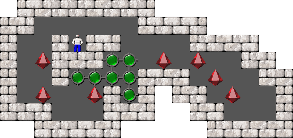 Sokoban Alberto Garcia Arranged level 157